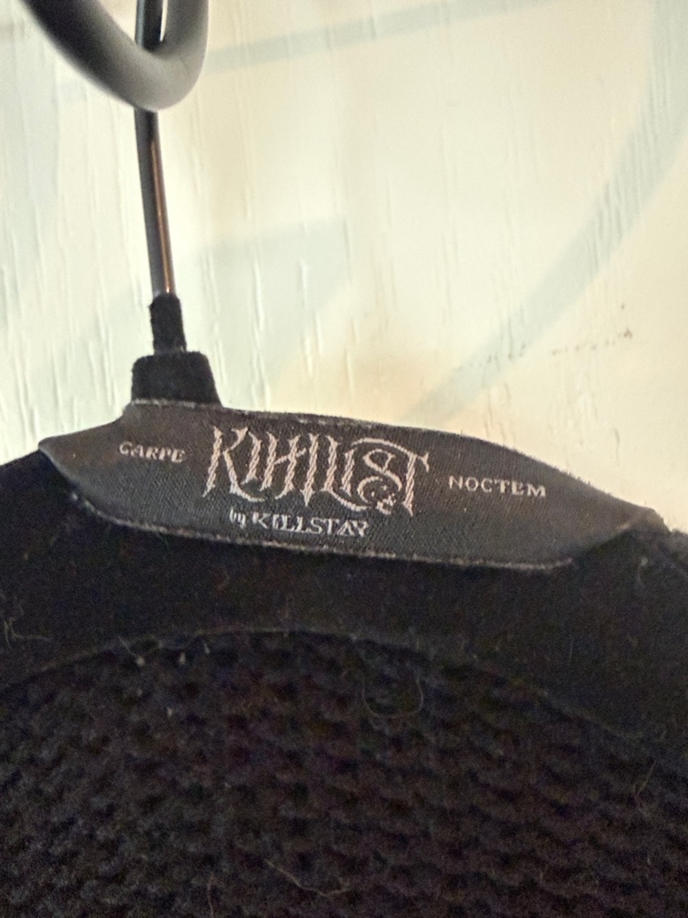 KILLSTAR (Khililist) Forget wishing knit hooded cardigan - Picture 2 of 5